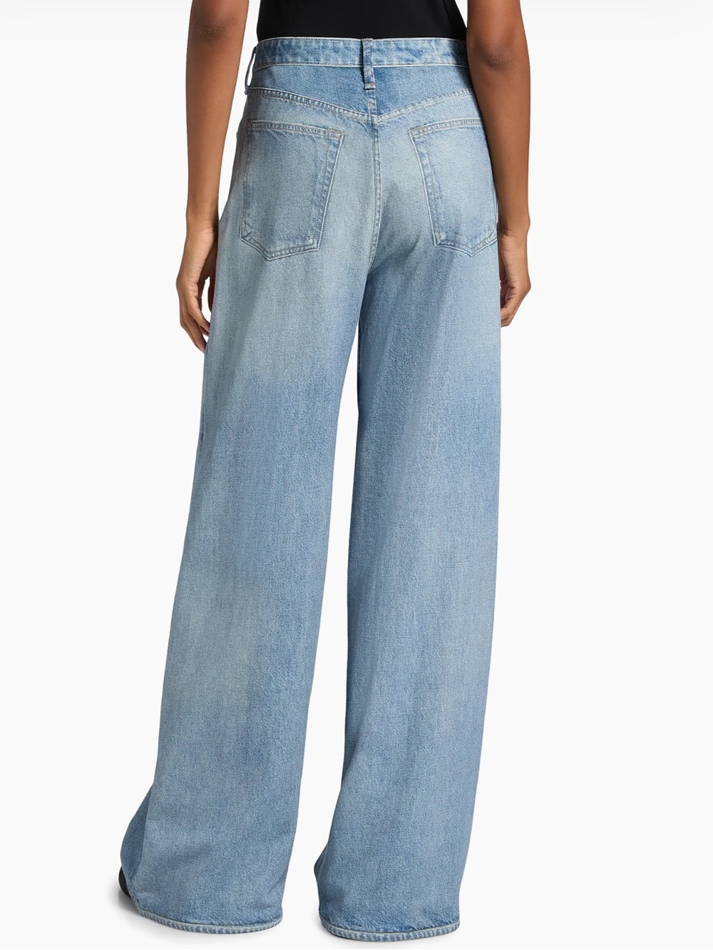 rag & bone Miramar Railey Light Blue Wide-Leg Jeans 29 - Picture 15 of 15